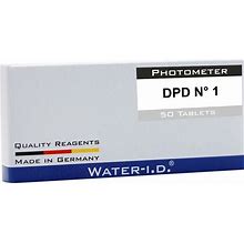 Pastille DPD1 photomètre - Chlore libre