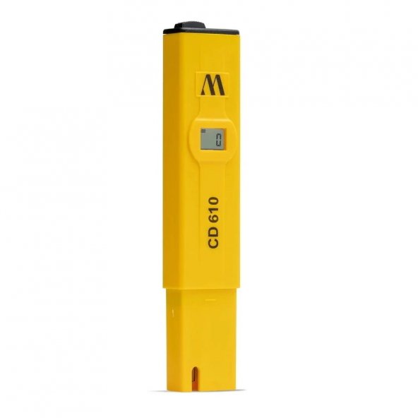 Le TDSmètre portable CD610 mesure ( Plage : 0,00 à 10,00 g/l ) la concentration de sels dissous dans l'eau. Sous forme de stylo, facile d'utilisation, il permet une analyse rapide par lecture digitale