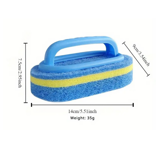 Lot de 3 brosses de nettoyage de piscine en polypropylène durable, idéales pour les murs (ligne d'eau) et les carreaux ou le liners de piscine.