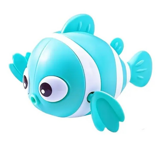 Jouet d'Eau en Forme de Poisson Clown Nageur, ABS Durable, Adapté au Bain des Jeunes et aux Jeux Extérieurs, Jouets de Salle de Bain , Piscine, SPA.
