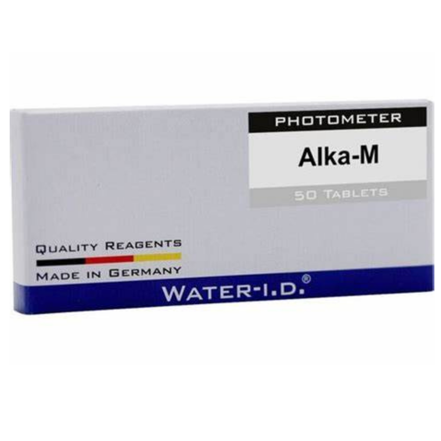 Réactifs  pour photomètre piscine : mesure de l'alcalinité, pastilles en boîte de 50 à 250 unités, précises et compatibles avec PoolLab, Scuba, etc.