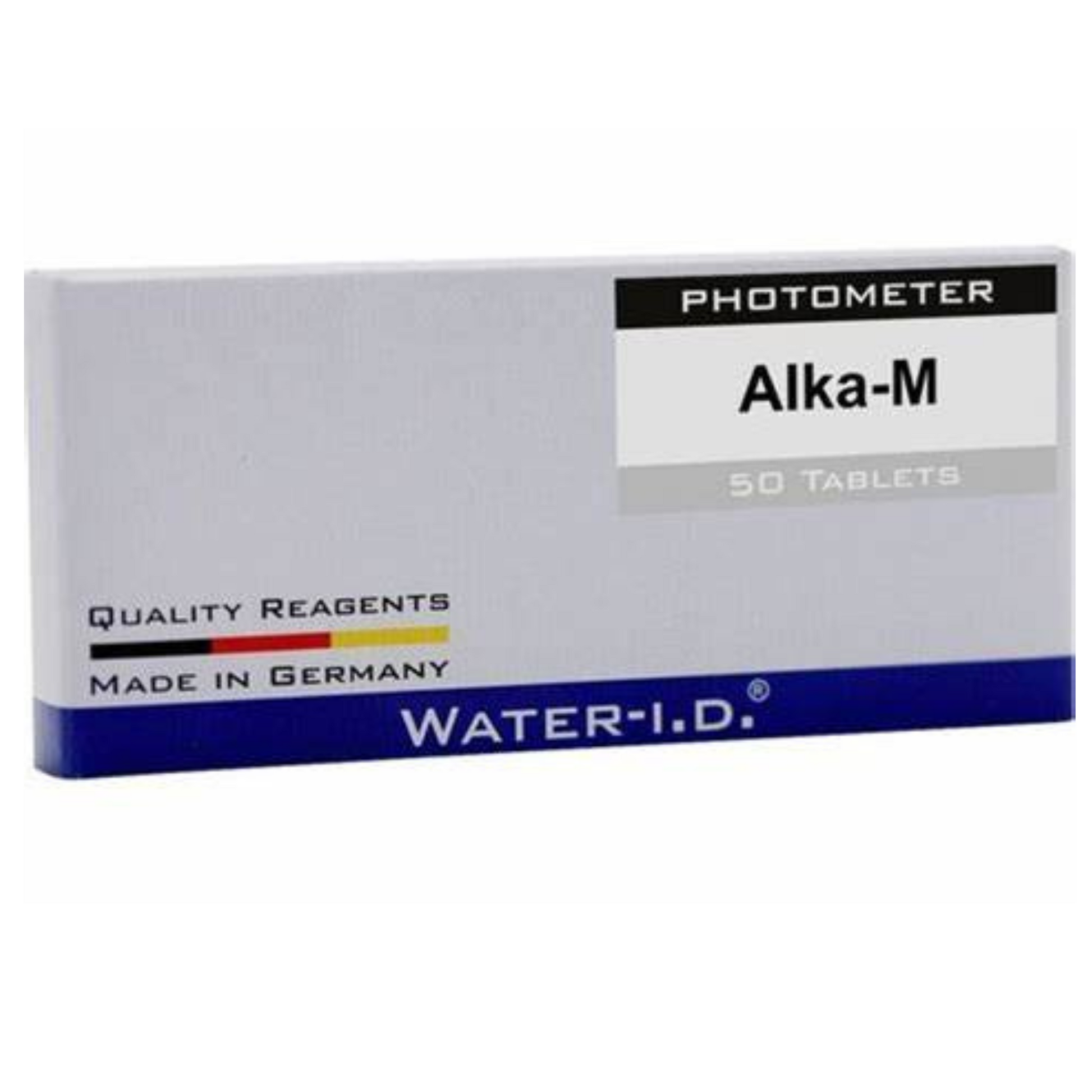Réactifs  pour photomètre piscine : mesure de l'alcalinité, pastilles en boîte de 50 à 250 unités, précises et compatibles avec PoolLab, Scuba, etc.